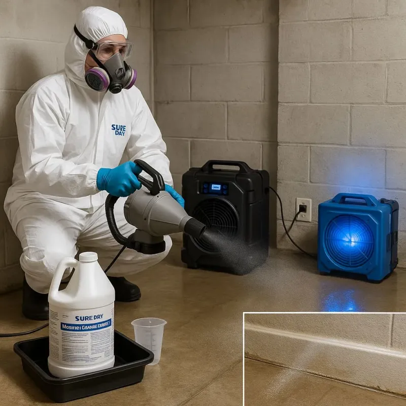 Sanitization and Odor Removal process in Shoemakersville, PA